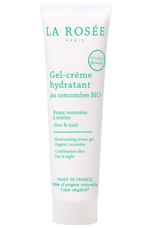 Gel crema hidratante facial con pepino