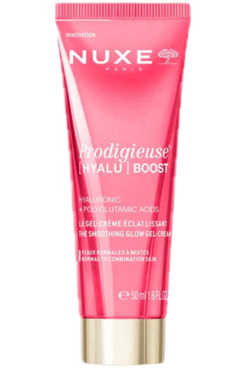 El gel-crema resplandor alisador Prodigieuse Hyalu Boost