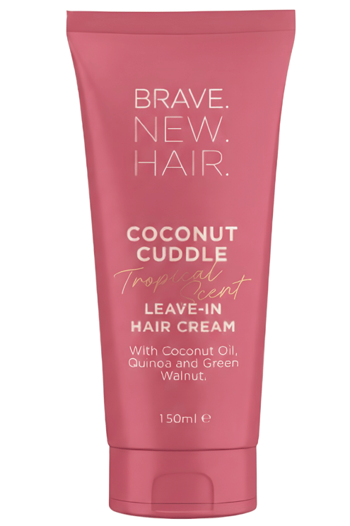 Crema capilar sin aclarado Coconut Cuddle con aroma tropical
